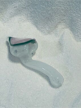 Handblown Glass Tear Drop Hand Piece